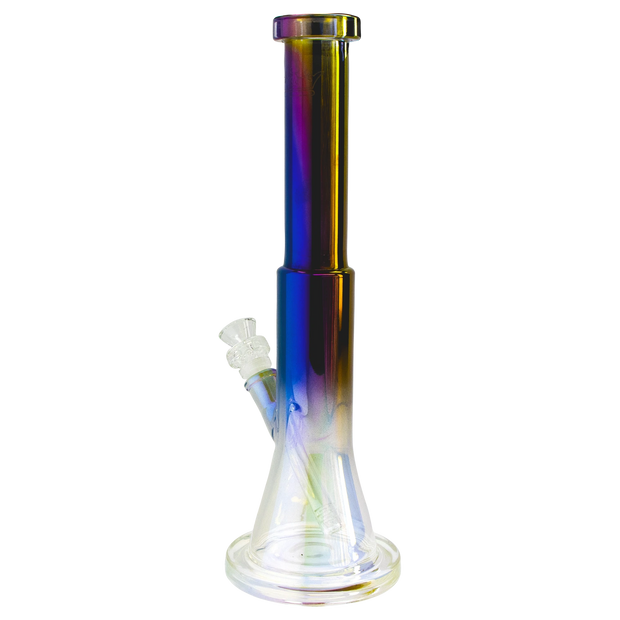 QOB Black Obsidian Dual Use Water Pipe - 14 in.