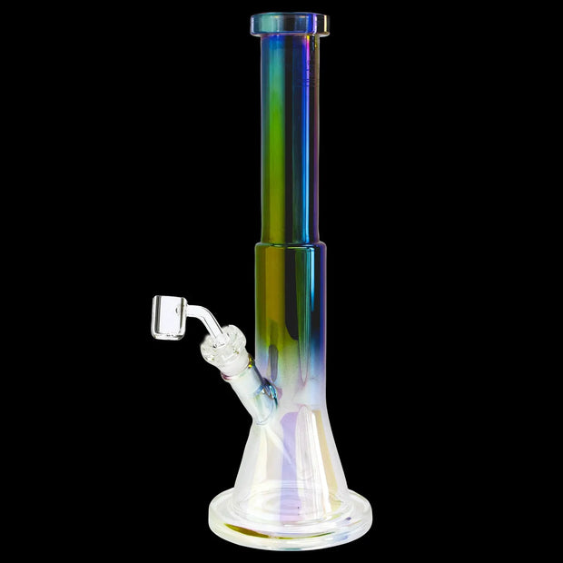 QOB Black Obsidian Dual Use Water Pipe - 14 in.