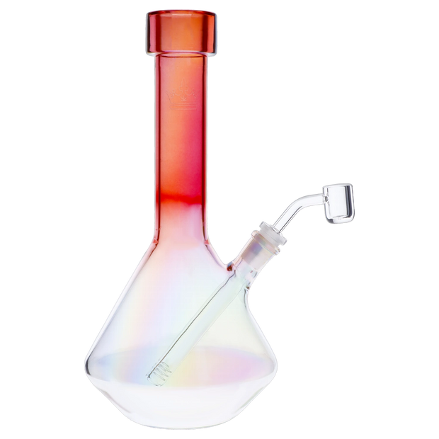 QOB Rose Quartz Dual Use Water Pipe - 12 in.