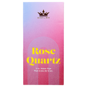 QOB Rose Quartz Dual Use Water Pipe - 12 in.