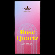 QOB Rose Quartz Dual Use Water Pipe - 12 in.