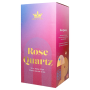 QOB Rose Quartz Dual Use Water Pipe - 12 in.