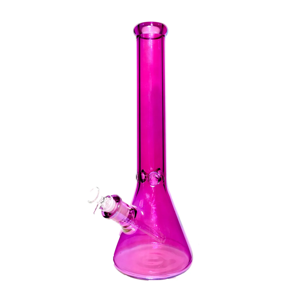 Neon Beaker with Ice Pinch Water Pipe