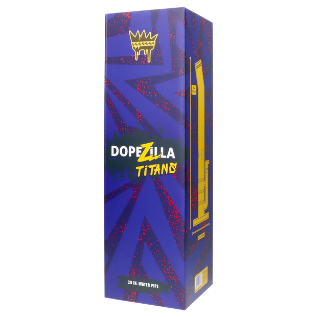 Dopezilla Titans Cronus Water Pipe Black 20 in.