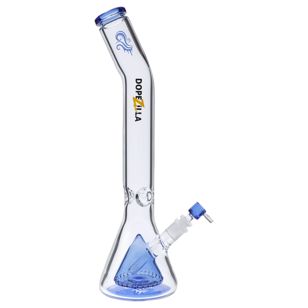 Dopezilla Titans Oceanus Water Pipe Light Blue 18 in.