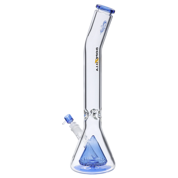 Dopezilla Titans Oceanus Water Pipe Light Blue 18 in.