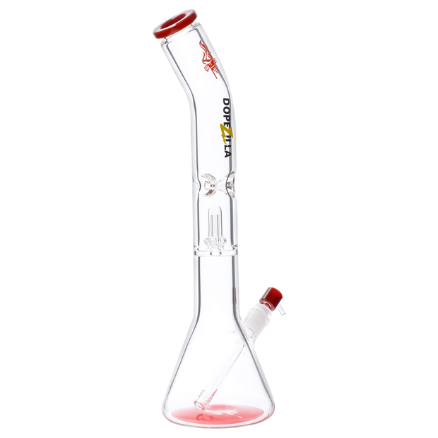 Dopezilla Titans Promethus Water Pipe Red 18 in.