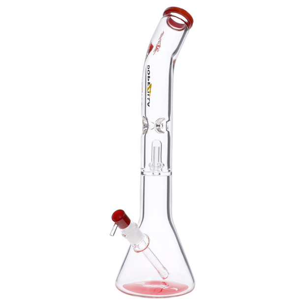 Dopezilla Titans Promethus Water Pipe Red 18 in.