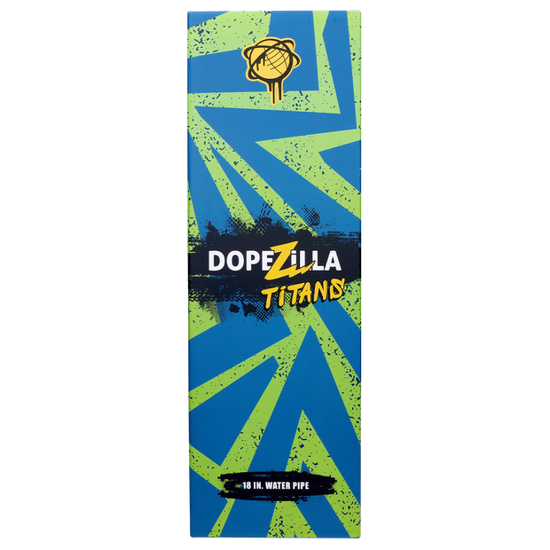 Dopezilla Titans Atlas Water Pipe Green 18 in.