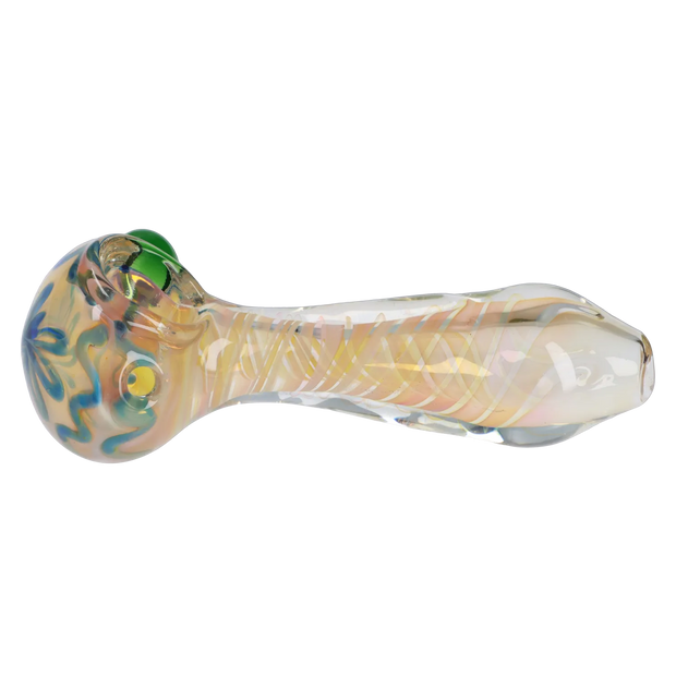 Valiant Gold Twisty Spoon Pipe - 5 in.