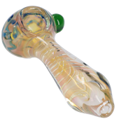 Valiant Gold Twisty Spoon Pipe - 5 in.