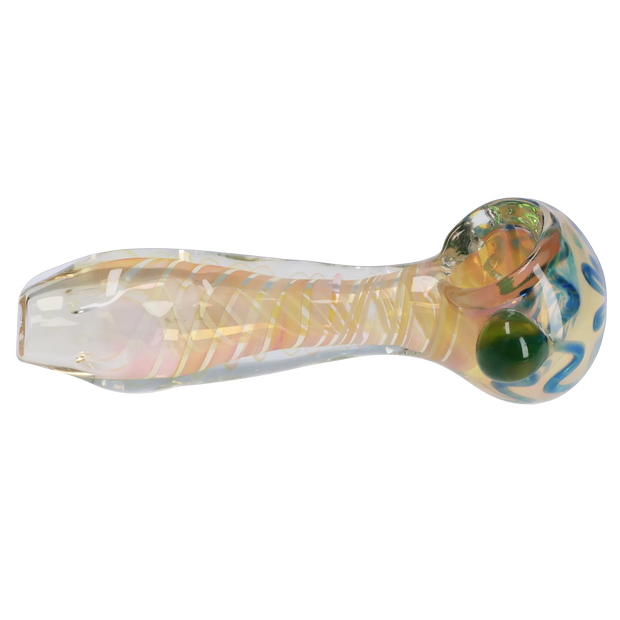 Valiant Gold Twisty Spoon Pipe - 5 in.