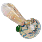 Valiant Gold Twisty Spoon Pipe - 5 in.