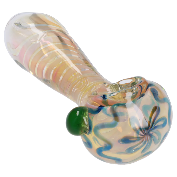 Valiant Gold Twisty Spoon Pipe - 5 in.