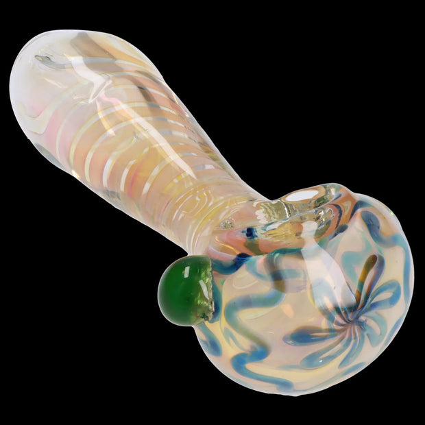 Valiant Gold Twisty Spoon Pipe - 5 in.