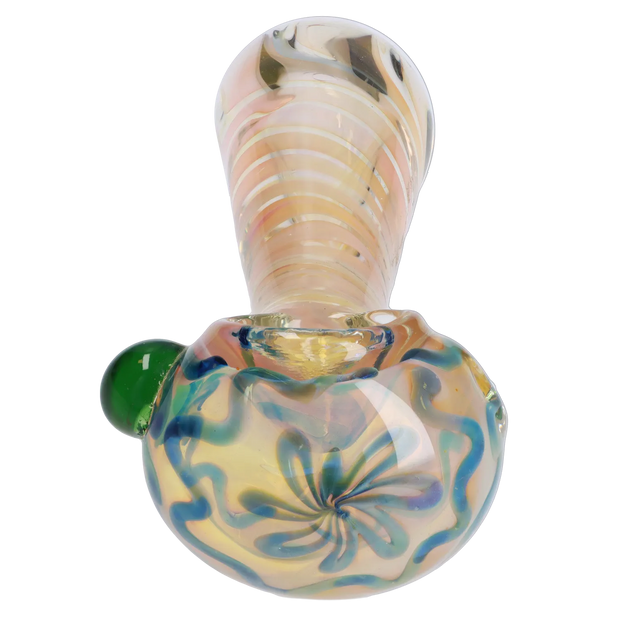 Valiant Gold Twisty Spoon Pipe - 5 in.