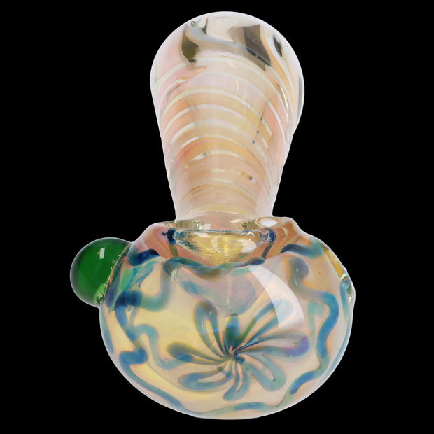 Valiant Gold Twisty Spoon Pipe - 5 in.