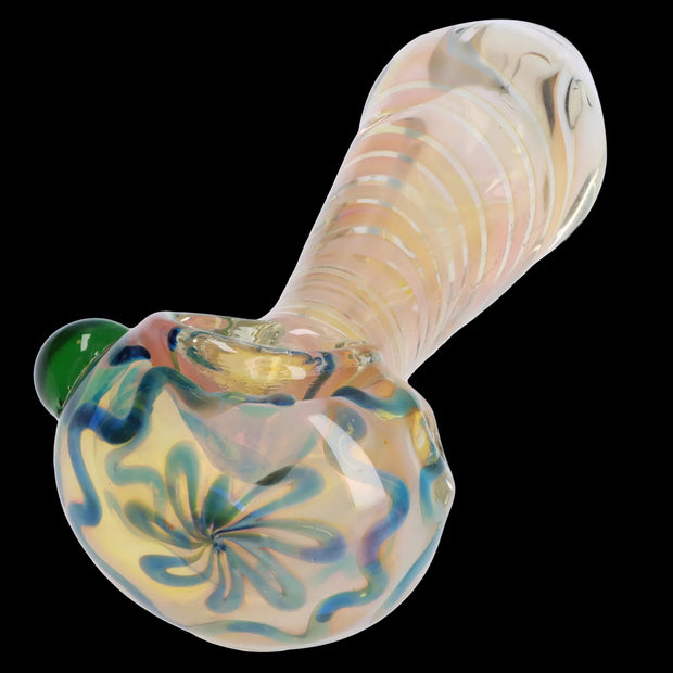 Valiant Gold Twisty Spoon Pipe - 5 in.