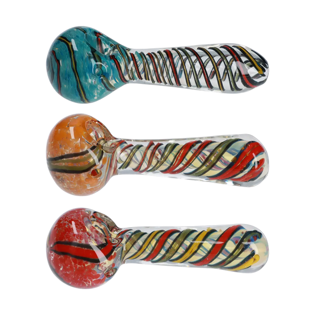 Valiant Frit Spoon Pipe - 4.5 in.