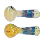 Valiant Twisting Color Wrap Spoon Pipe - 4in.