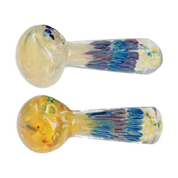 Valiant Twisting Color Wrap Spoon Pipe - 4in.