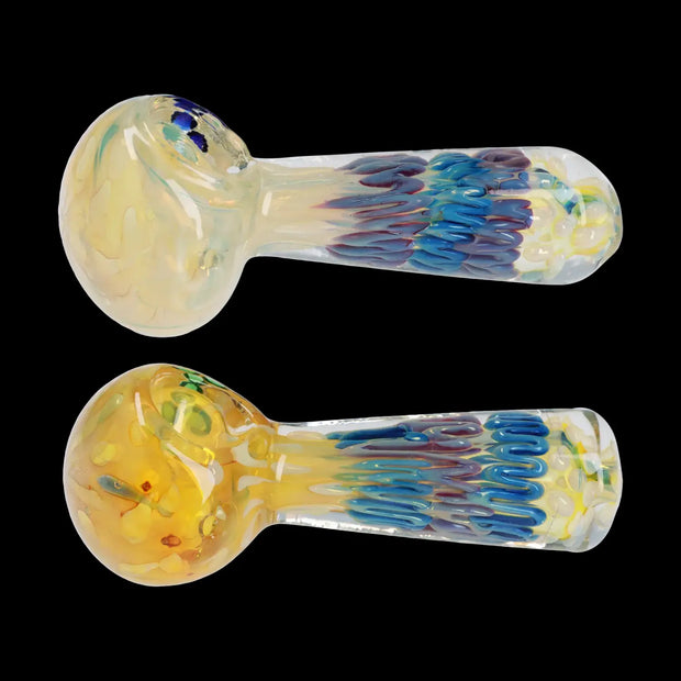 Valiant Twisting Color Wrap Spoon Pipe - 4in.