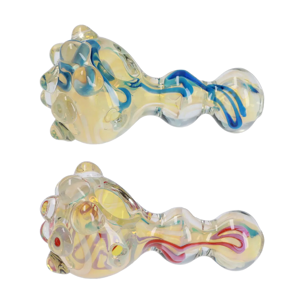 Valiant Multi-Marble Spoon Pipe - 4.5 in.