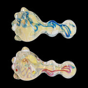 Valiant Multi-Marble Spoon Pipe - 4.5 in.