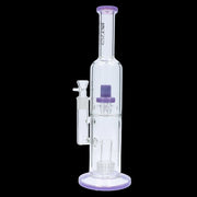 Valiant Dual Perc with Color Accents Water Pipe - 15 in.