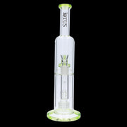 Valiant Dual Perc with Color Accents Water Pipe - 15 in.