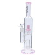 Valiant Dual Perc with Color Accents Water Pipe - 15 in.