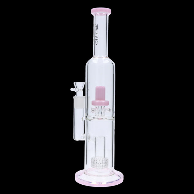 Valiant Dual Perc with Color Accents Water Pipe - 15 in.