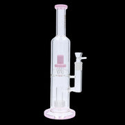 Valiant Dual Perc with Color Accents Water Pipe - 15 in.