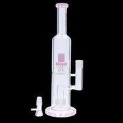 Valiant Dual Perc with Color Accents Water Pipe - 15 in.