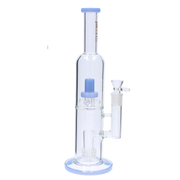 Valiant Dual Perc with Color Accents Water Pipe - 15 in.