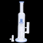 Valiant Dual Perc with Color Accents Water Pipe - 15 in.