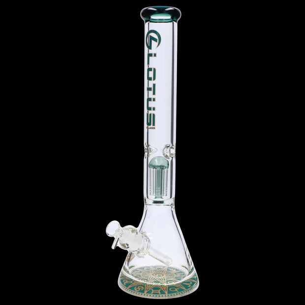 9mm Lotus Water Pipe with Tree Perc - 18 in.