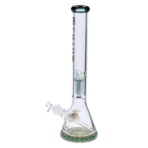 9mm Lotus Water Pipe with Tree Perc - 18 in.