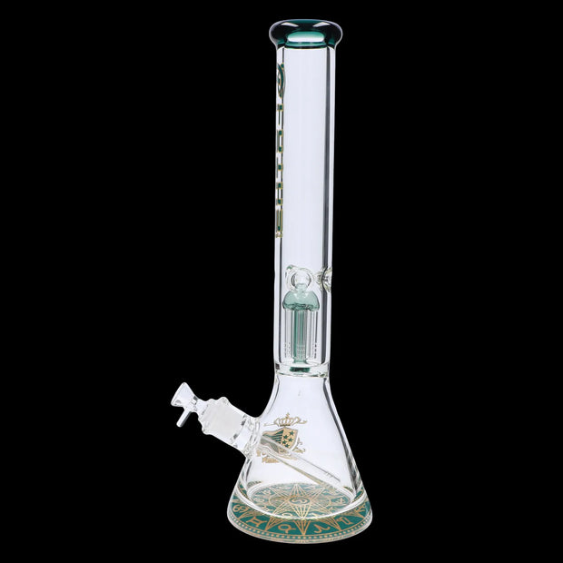 9mm Lotus Water Pipe with Tree Perc - 18 in.