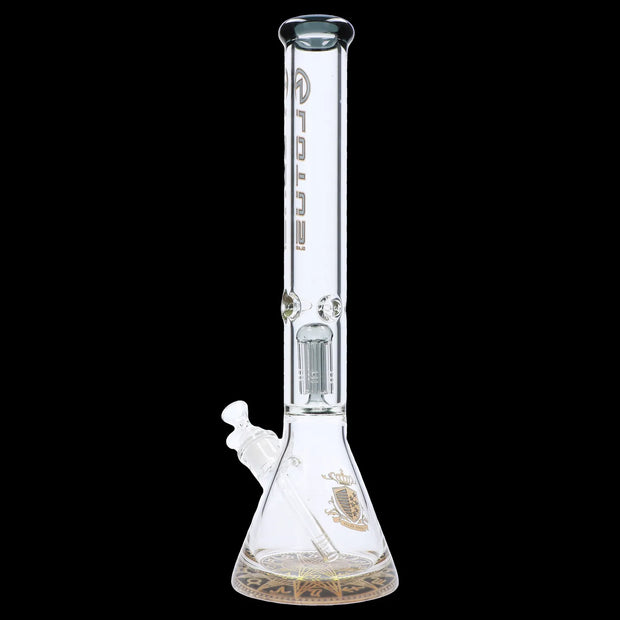 9mm Lotus Water Pipe with Tree Perc - 18 in.