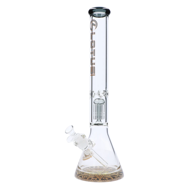 9mm Lotus Water Pipe with Tree Perc - 18 in.