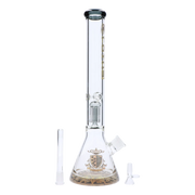 9mm Lotus Water Pipe with Tree Perc - 18 in.