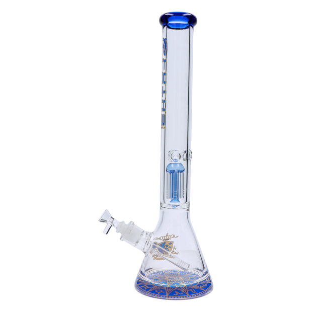 9mm Lotus Water Pipe with Tree Perc - 18 in.