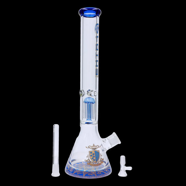 9mm Lotus Water Pipe with Tree Perc - 18 in.