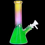 Valiant Electroplated Beaker Water Pipe - 8 in.