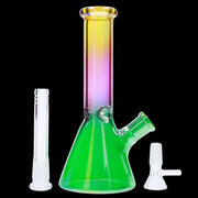 Valiant Electroplated Beaker Water Pipe - 8 in.