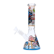 Valiant Mushroom Design Water Pipe - 10 in.