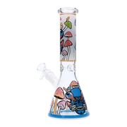 Valiant Mushroom Design Water Pipe - 10 in.