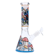 Valiant Mushroom Design Water Pipe - 10 in.