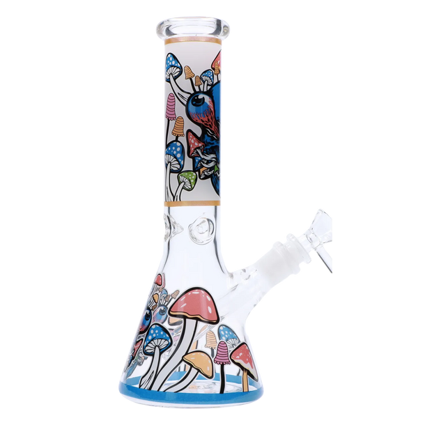 Valiant Mushroom Design Water Pipe - 10 in.